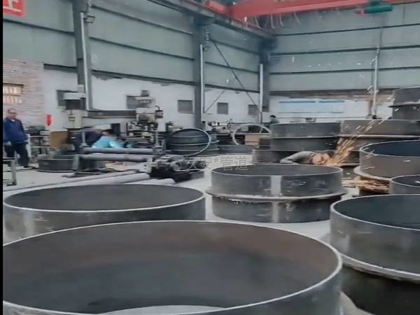 1米剛性防水套管制作現(xiàn)場